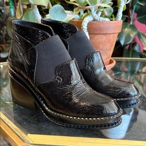 Robert Clergerie Glossy Black Footwear